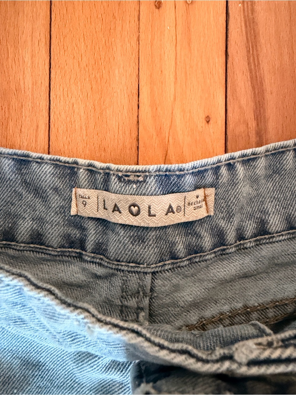 NWOT Blue Heart Patch Denim Jeans - Picture 5 of 5